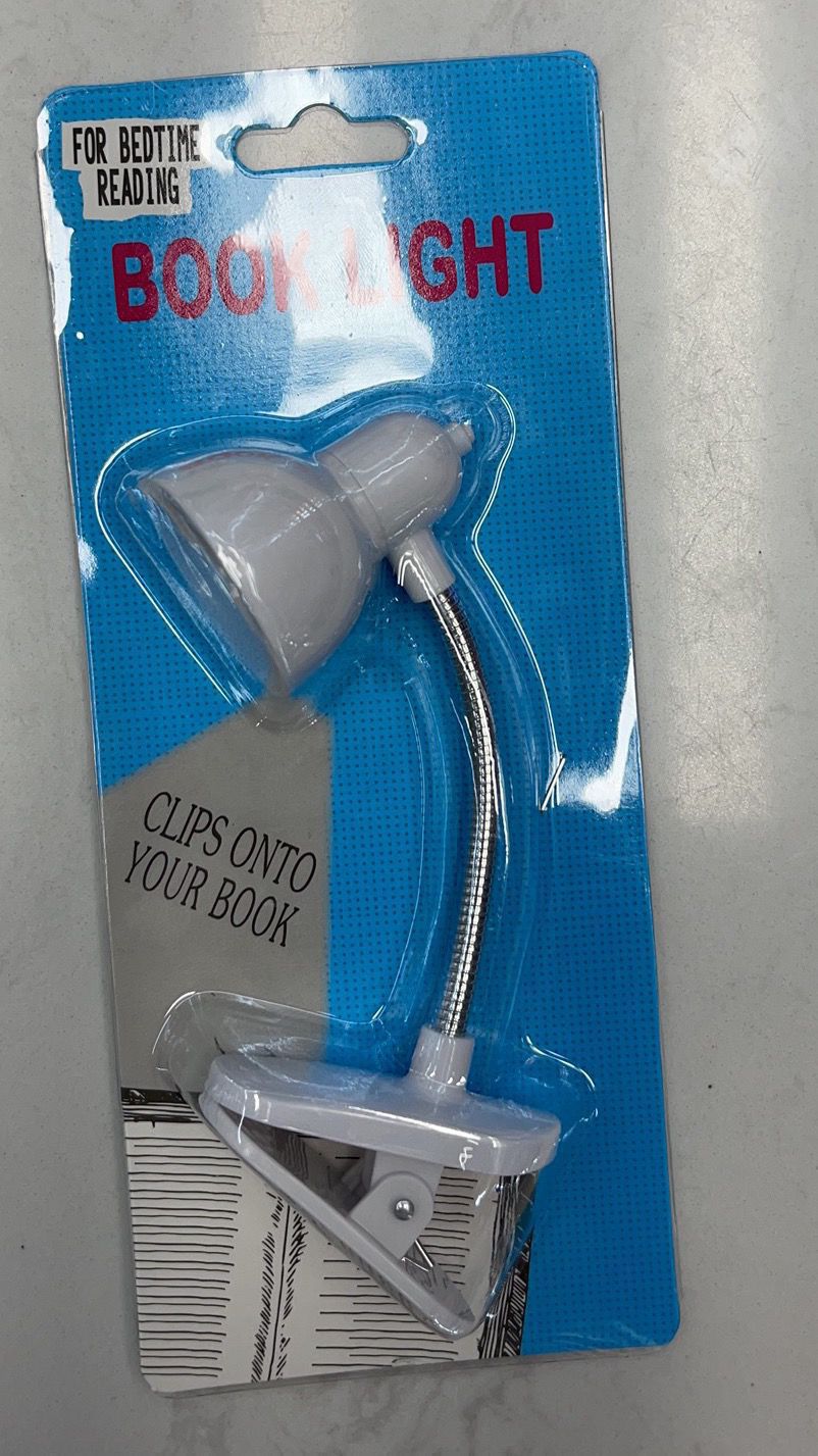 Mini Book Light with Clip – Portable LED Reading Lamp