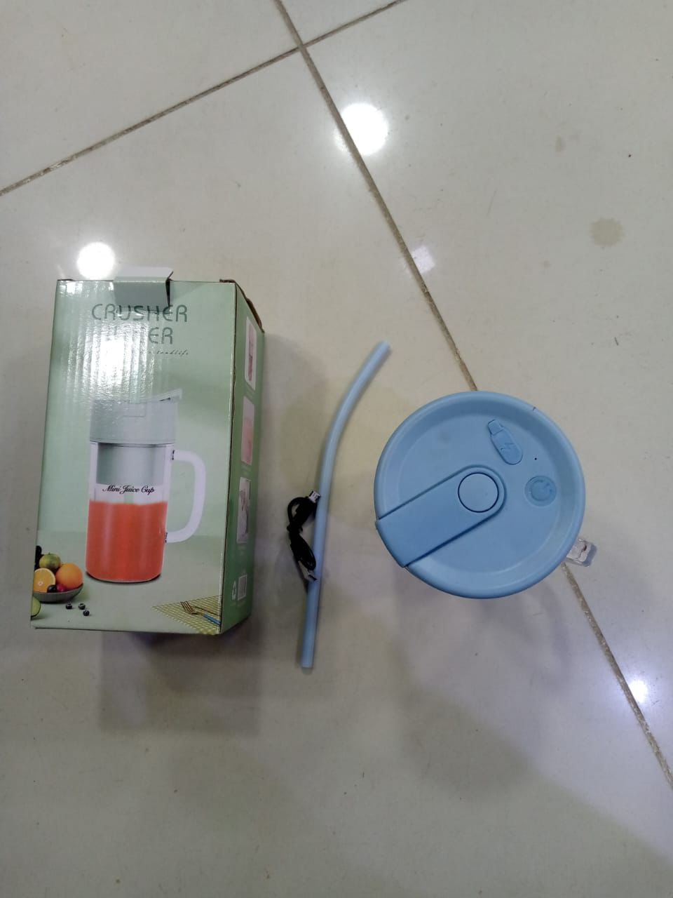 Portable Juicer Blender with Built-in Straw