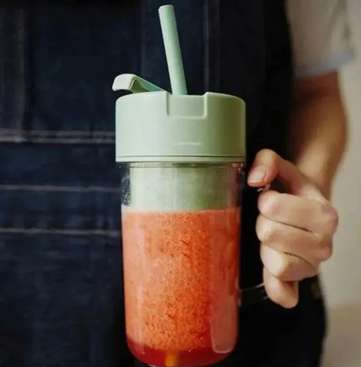 Portable Juicer Blender with Built-in Straw