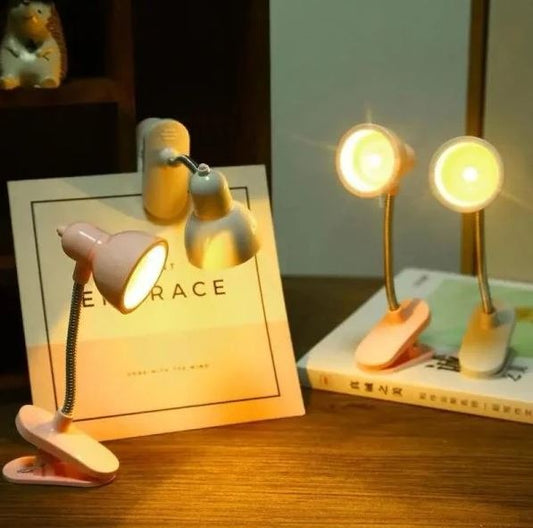 Mini Book Light with Clip – Portable LED Reading Lamp