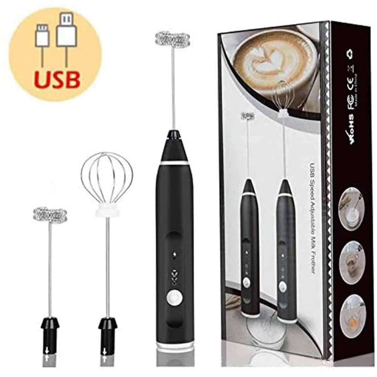 2-in-1 Rechargeable Coffee Beater & Electric Milk Frother – Smooth Mixing, Compact & Easy to Use