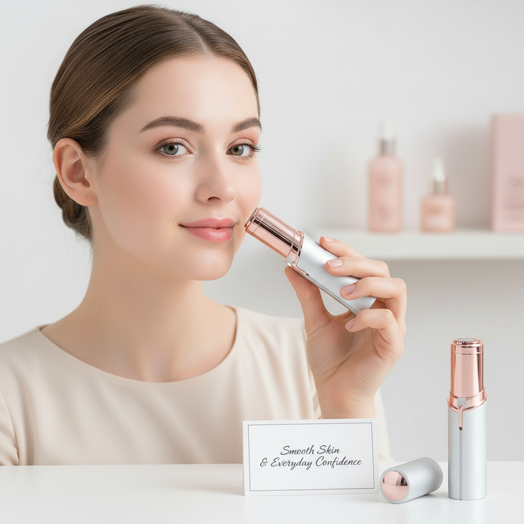 Flawless USB Rechargeable Hair Removal Device – 18K Gold Plated Painless Trimmer